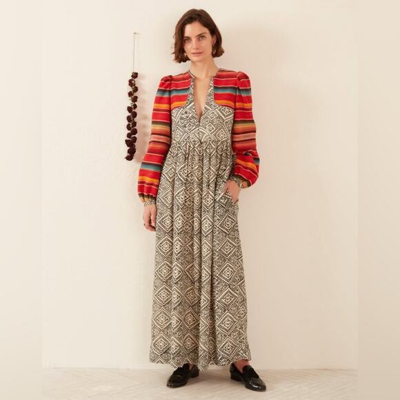 Alix Of Bohemia Dresses & Skirts - NWT Alix of Bohemia Winifred Orange Bloom Dress Size Large